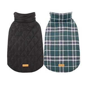 NWT Kuoser Reversible Waterproof Dog Coat, Size M